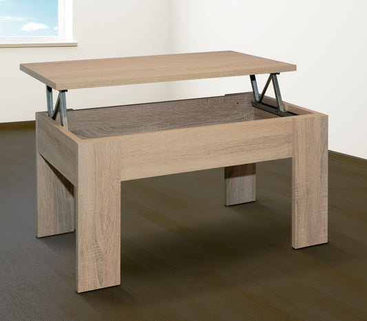 Mesa de centro elevable
